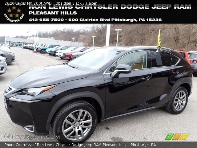 2016 Lexus NX 200t AWD in Obsidian Black