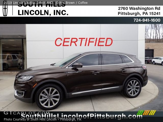 2019 Lincoln Nautilus Select AWD in Ochre Brown
