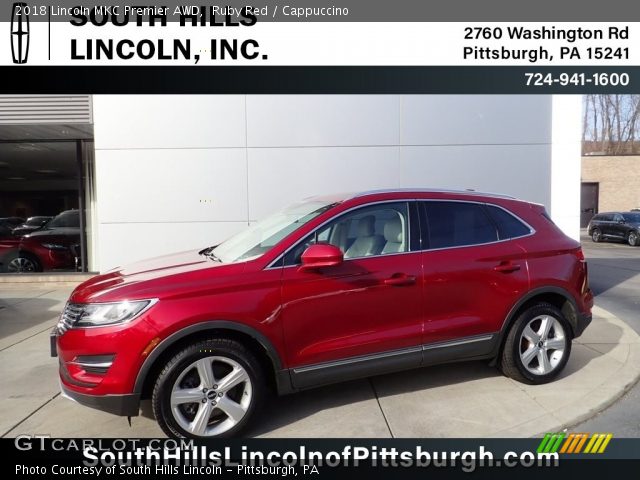 2018 Lincoln MKC Premier AWD in Ruby Red