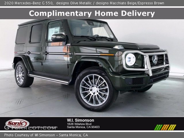 2020 Mercedes-Benz G 550 in designo Olive Metallic