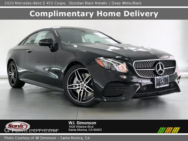 2020 Mercedes-Benz E 450 Coupe in Obsidian Black Metallic