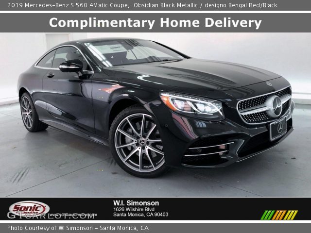 2019 Mercedes-Benz S 560 4Matic Coupe in Obsidian Black Metallic