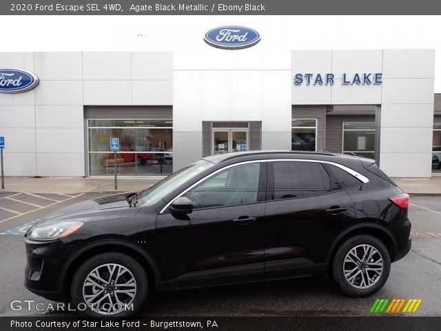 2020 Ford Escape SEL 4WD in Agate Black Metallic