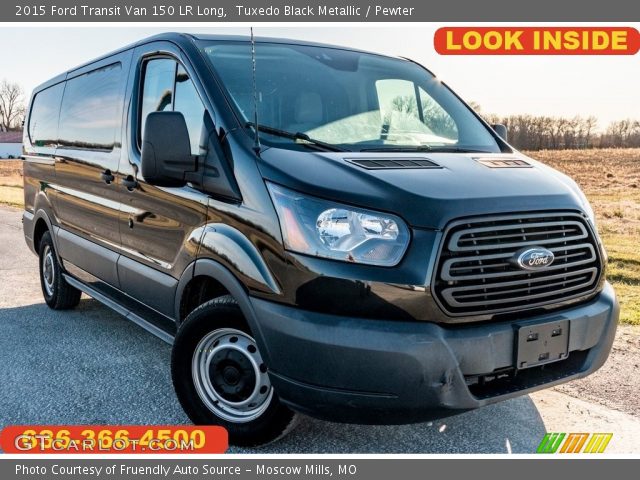 2015 Ford Transit Van 150 LR Long in Tuxedo Black Metallic