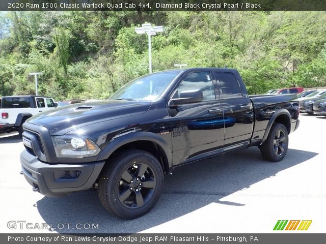 2020 Ram 1500 Classic Warlock Quad Cab 4x4 in Diamond Black Crystal Pearl