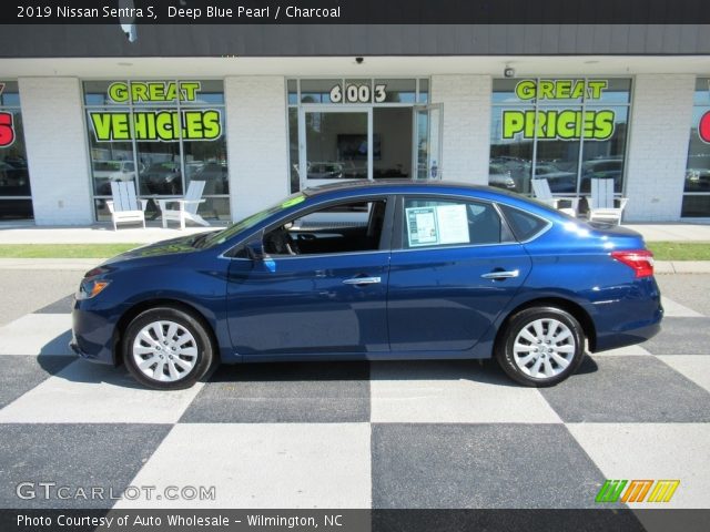 2019 Nissan Sentra S in Deep Blue Pearl
