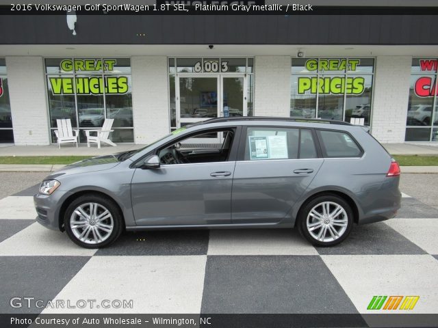 2016 Volkswagen Golf SportWagen 1.8T SEL in Platinum Gray metallic