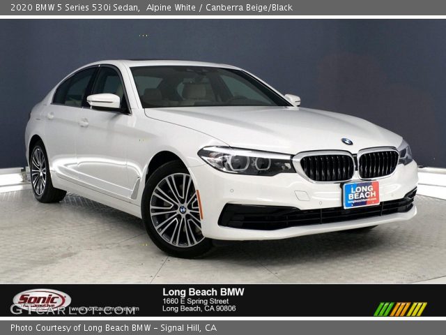 2020 BMW 5 Series 530i Sedan in Alpine White