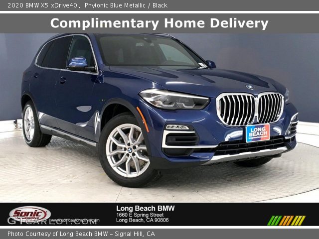 2020 BMW X5 xDrive40i in Phytonic Blue Metallic