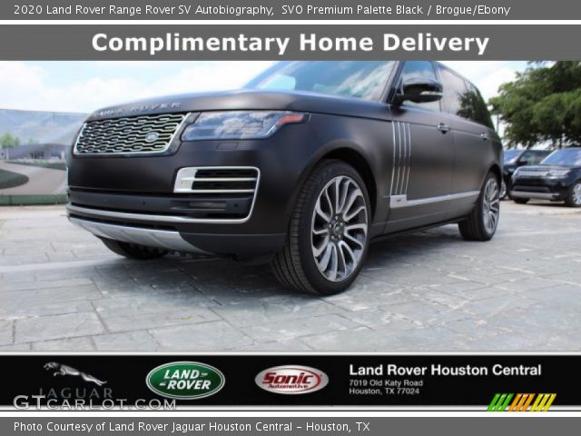 2020 Land Rover Range Rover SV Autobiography in SVO Premium Palette Black