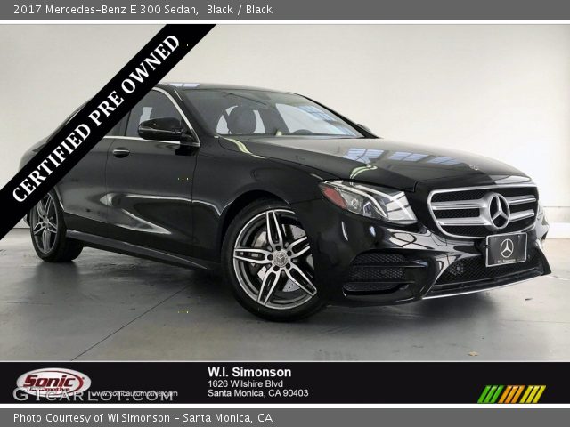 2017 Mercedes-Benz E 300 Sedan in Black