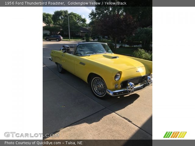 1956 Ford Thunderbird Roadster in Goldenglow Yellow