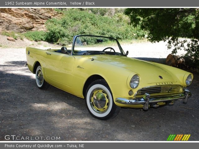 1962 Sunbeam Alpine Convertible in Yellow