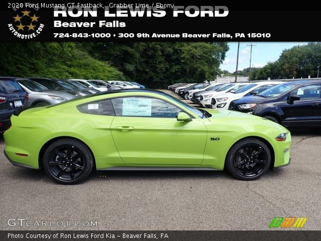 2020 Ford Mustang GT Fastback in Grabber Lime
