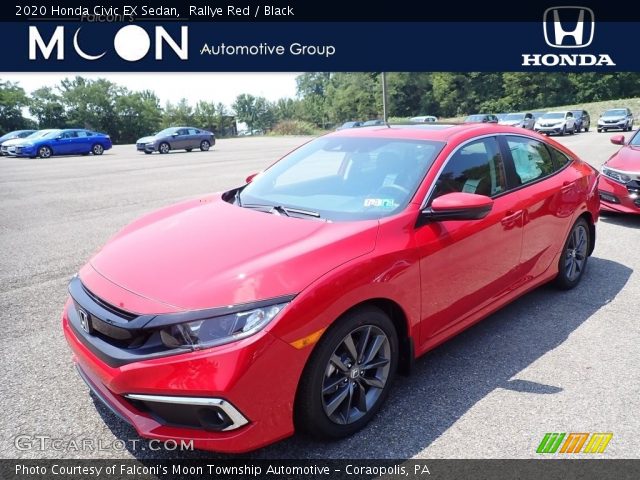 2020 Honda Civic EX Sedan in Rallye Red