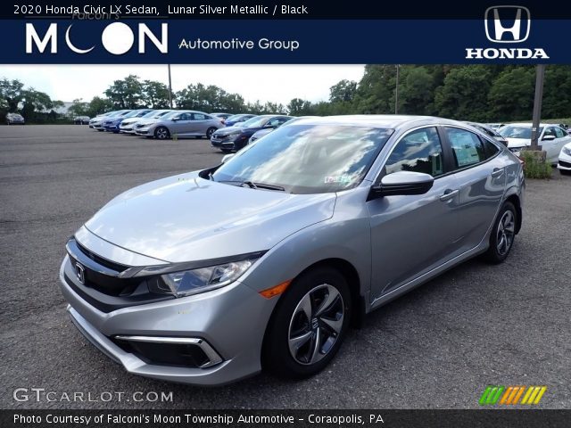 2020 Honda Civic LX Sedan in Lunar Silver Metallic