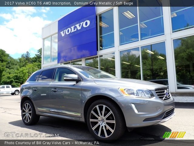 2017 Volvo XC60 T6 AWD Inscription in Osmium Grey Metallic