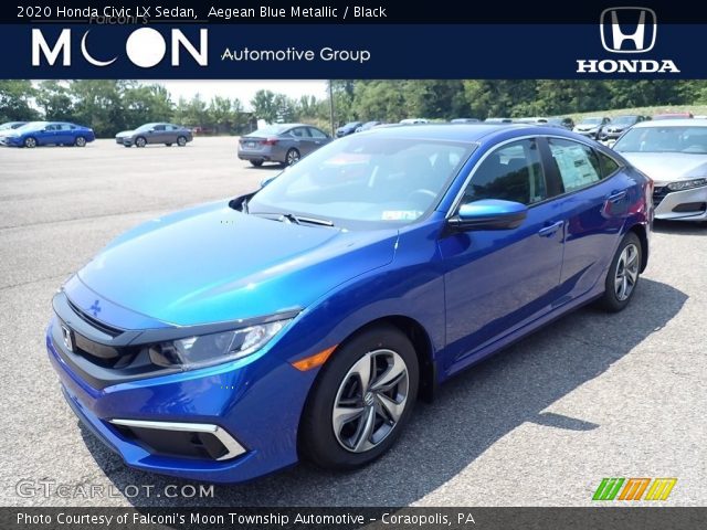 2020 Honda Civic LX Sedan in Aegean Blue Metallic
