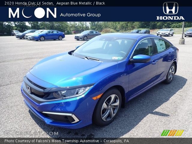 2020 Honda Civic LX Sedan in Aegean Blue Metallic