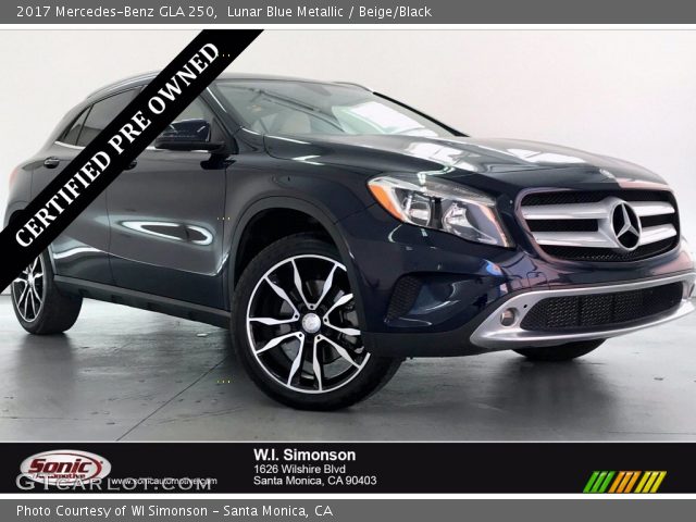 2017 Mercedes-Benz GLA 250 in Lunar Blue Metallic