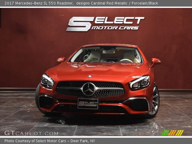 2017 Mercedes-Benz SL 550 Roadster in designo Cardinal Red Metallic