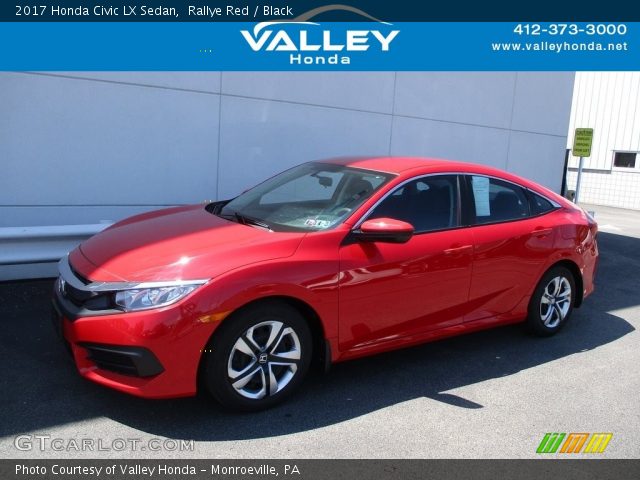 2017 Honda Civic LX Sedan in Rallye Red