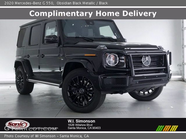 2020 Mercedes-Benz G 550 in Obsidian Black Metallic