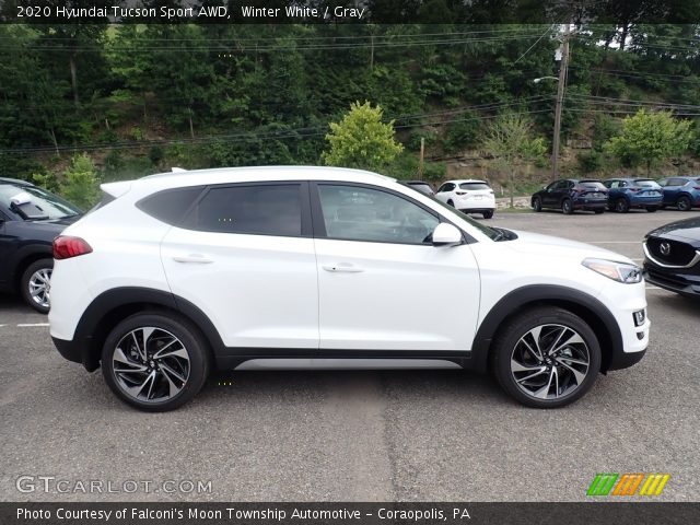2020 Hyundai Tucson Sport AWD in Winter White