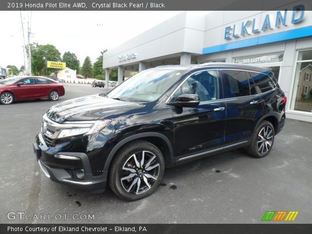 2019 Honda Pilot Elite AWD in Crystal Black Pearl