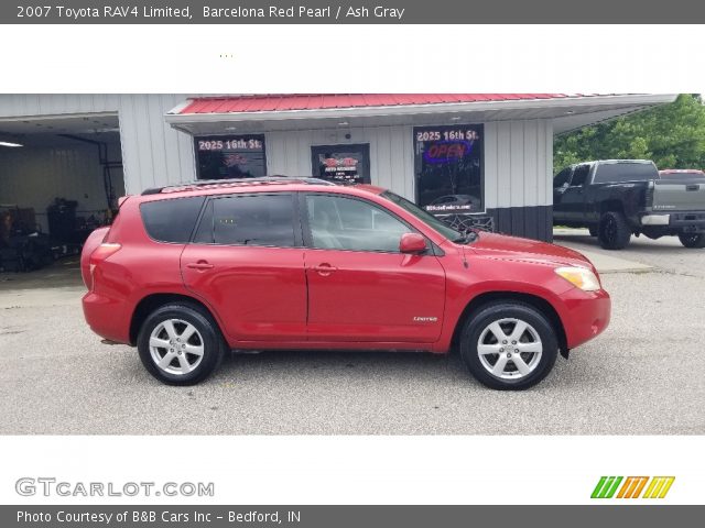2007 Toyota RAV4 Limited in Barcelona Red Pearl