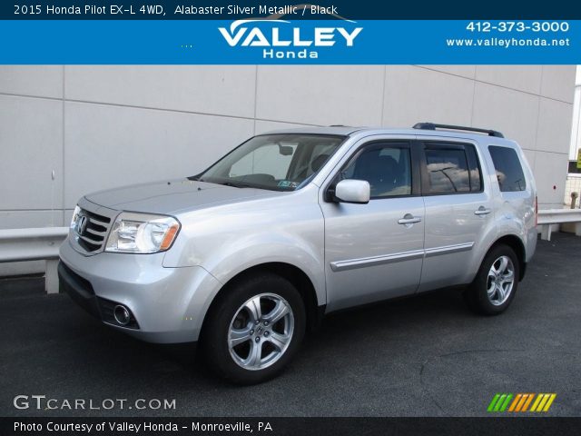 2015 Honda Pilot EX-L 4WD in Alabaster Silver Metallic