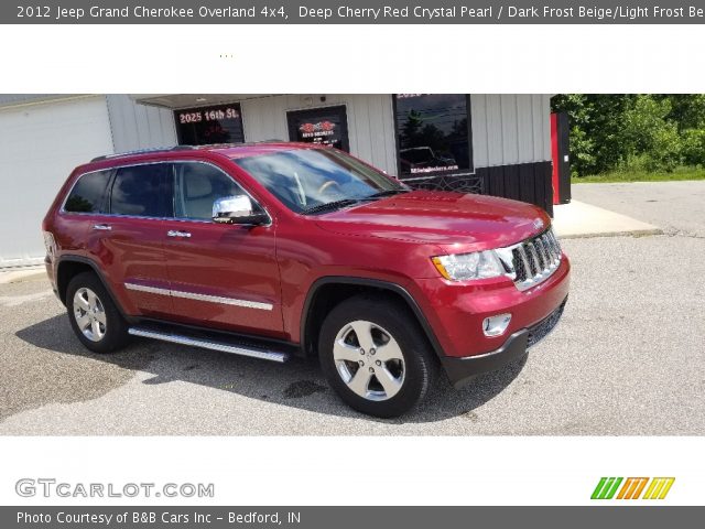 2012 Jeep Grand Cherokee Overland 4x4 in Deep Cherry Red Crystal Pearl