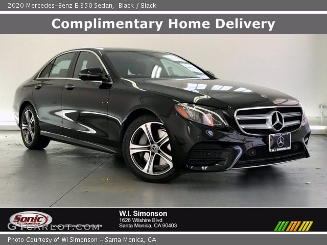 2020 Mercedes-Benz E 350 Sedan in Black