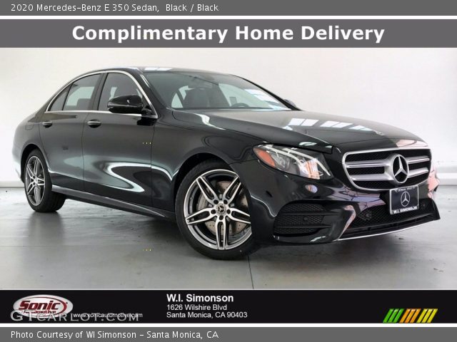 2020 Mercedes-Benz E 350 Sedan in Black