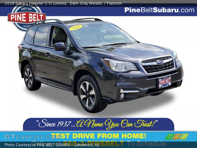 2018 Subaru Forester 2.5i Limited in Dark Gray Metallic