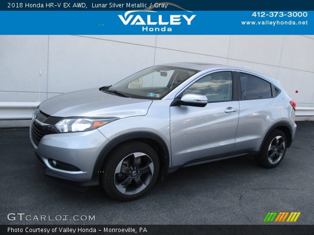 2018 Honda HR-V EX AWD in Lunar Silver Metallic
