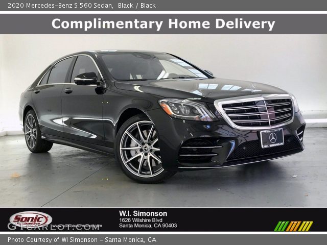 2020 Mercedes-Benz S 560 Sedan in Black