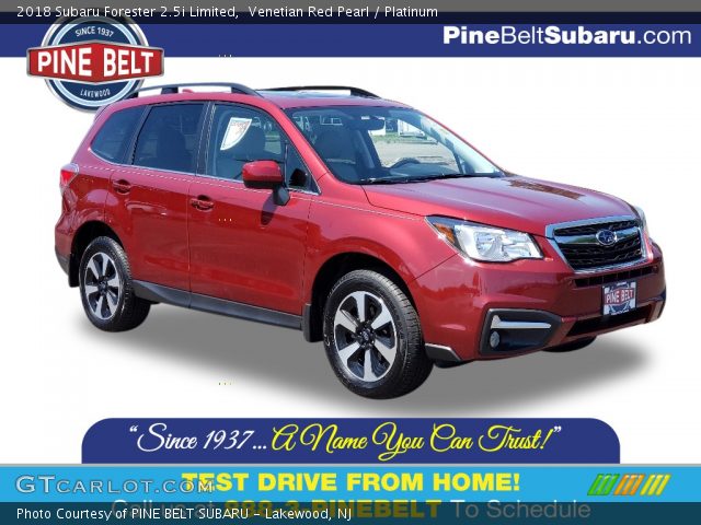 2018 Subaru Forester 2.5i Limited in Venetian Red Pearl