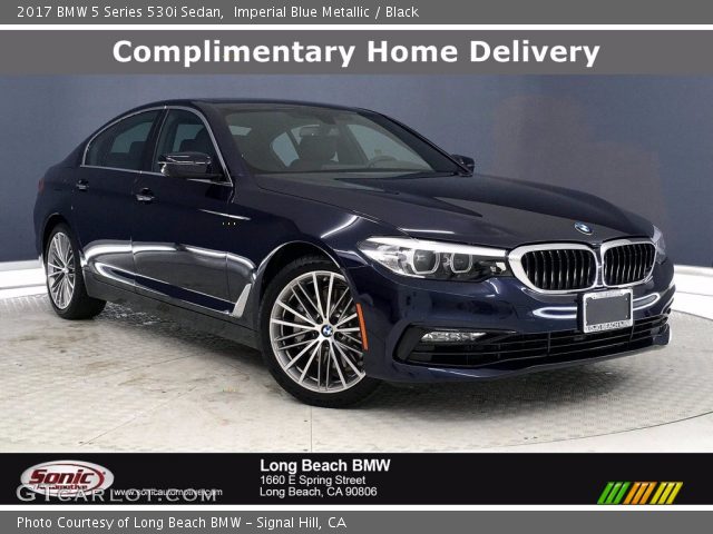 2017 BMW 5 Series 530i Sedan in Imperial Blue Metallic