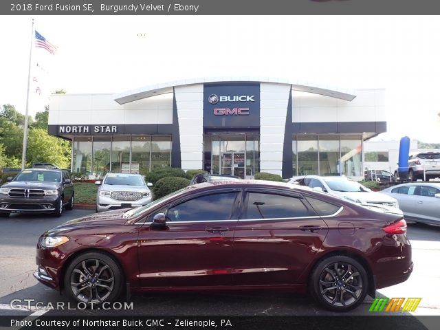 2018 Ford Fusion SE in Burgundy Velvet