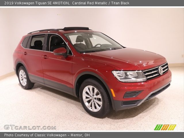 2019 Volkswagen Tiguan SE 4MOTION in Cardinal Red Metallic