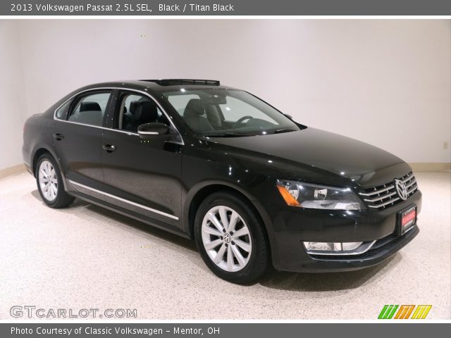 2013 Volkswagen Passat 2.5L SEL in Black