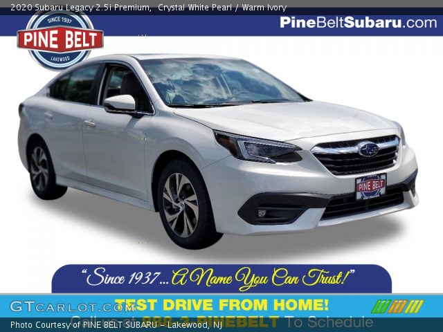 2020 Subaru Legacy 2.5i Premium in Crystal White Pearl