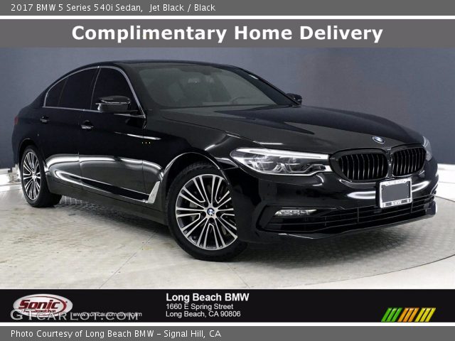 2017 BMW 5 Series 540i Sedan in Jet Black