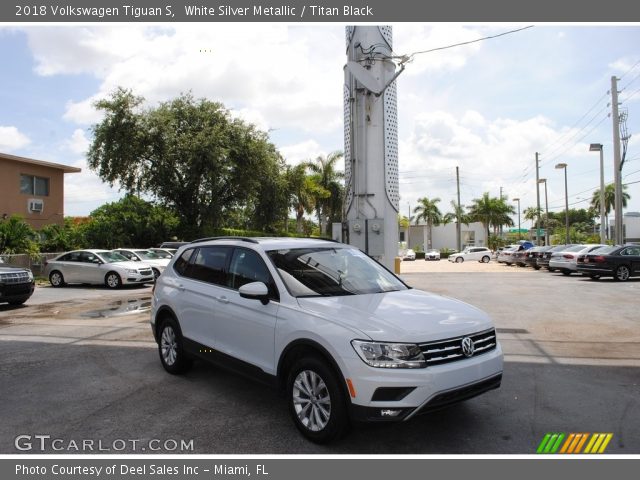 2018 Volkswagen Tiguan S in White Silver Metallic