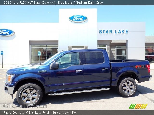 2020 Ford F150 XLT SuperCrew 4x4 in Blue Jeans