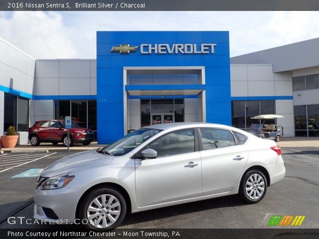 2016 Nissan Sentra S in Brilliant Silver