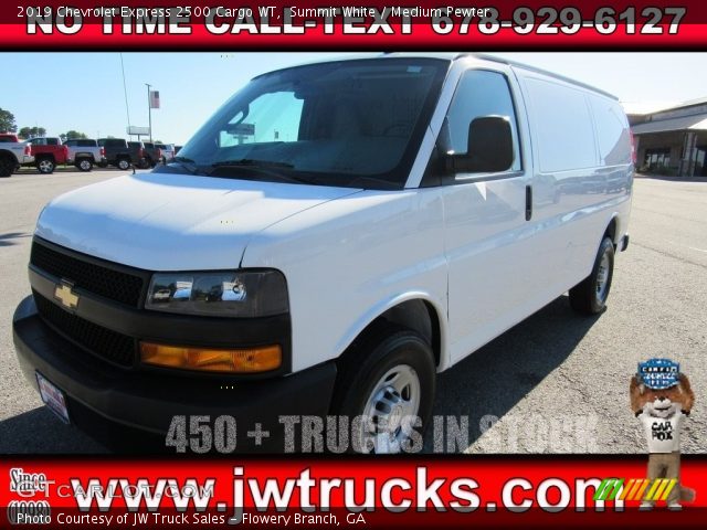 2019 Chevrolet Express 2500 Cargo WT in Summit White