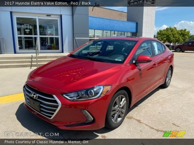 2017 Hyundai Elantra Value Edition in Red