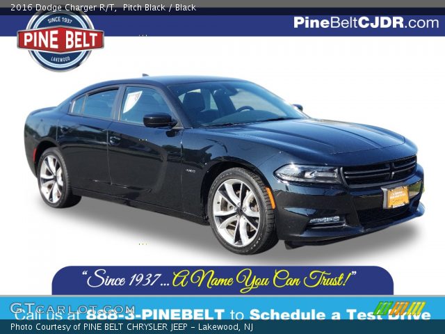 2016 Dodge Charger R/T in Pitch Black